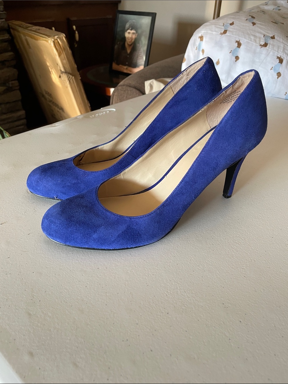 Nine West Royal Blue Suede Pumps